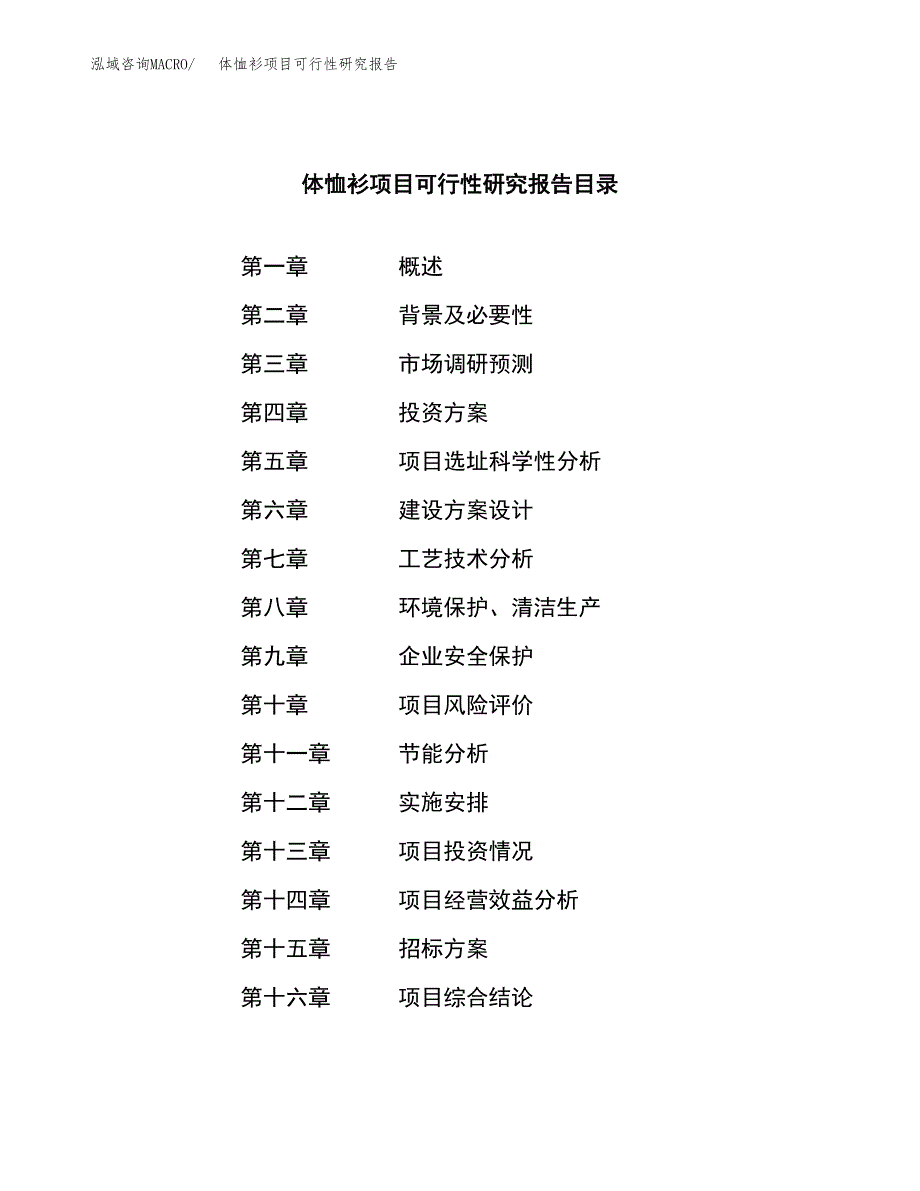 体恤衫项目可行性研究报告（总投资16000万元）（66亩）_第2页