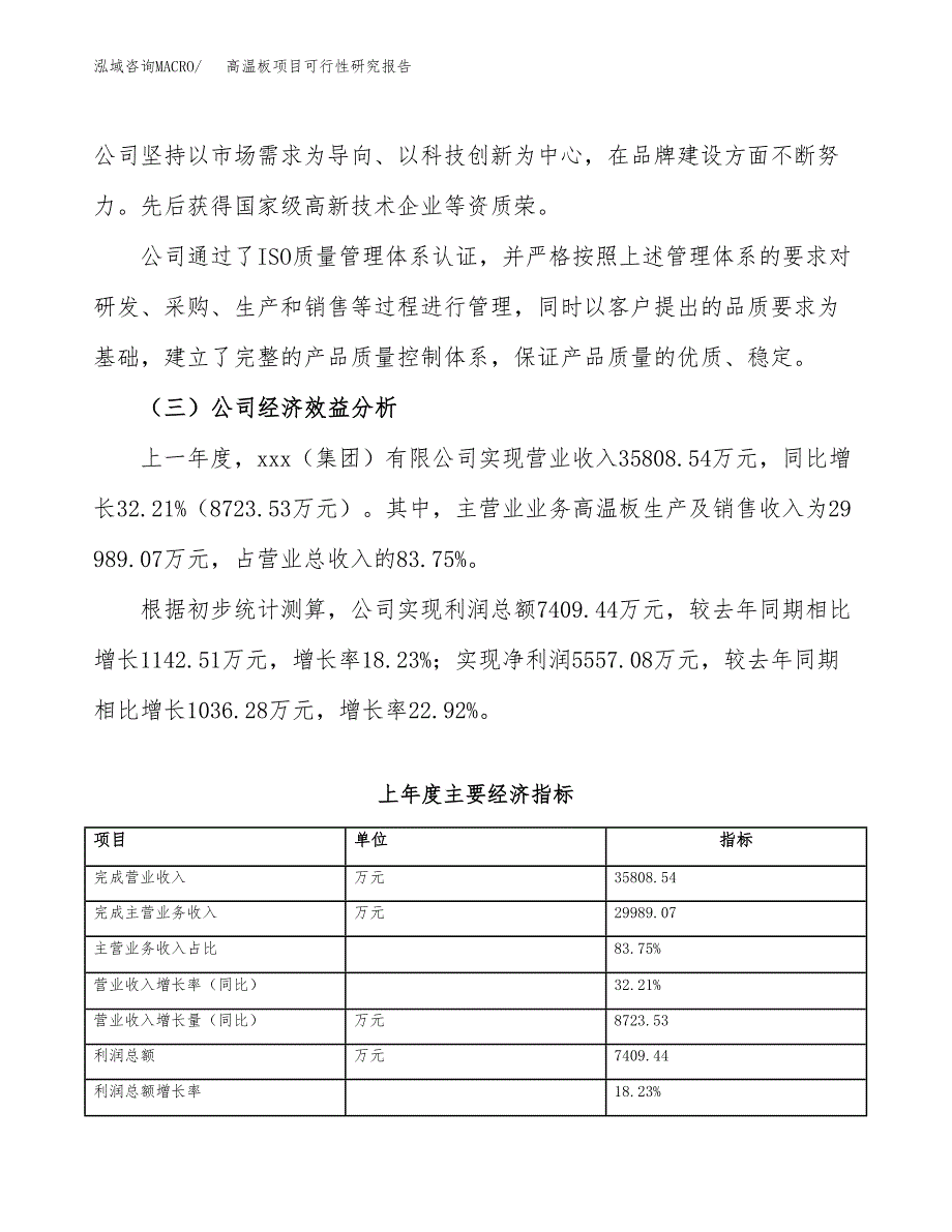 高温板项目可行性研究报告（总投资18000万元）（61亩）_第4页