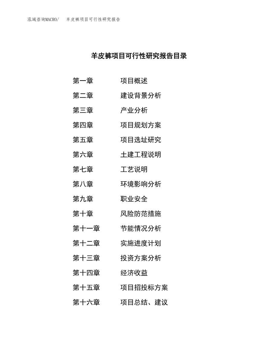 羊皮裤项目可行性研究报告（总投资13000万元）（59亩）_第3页