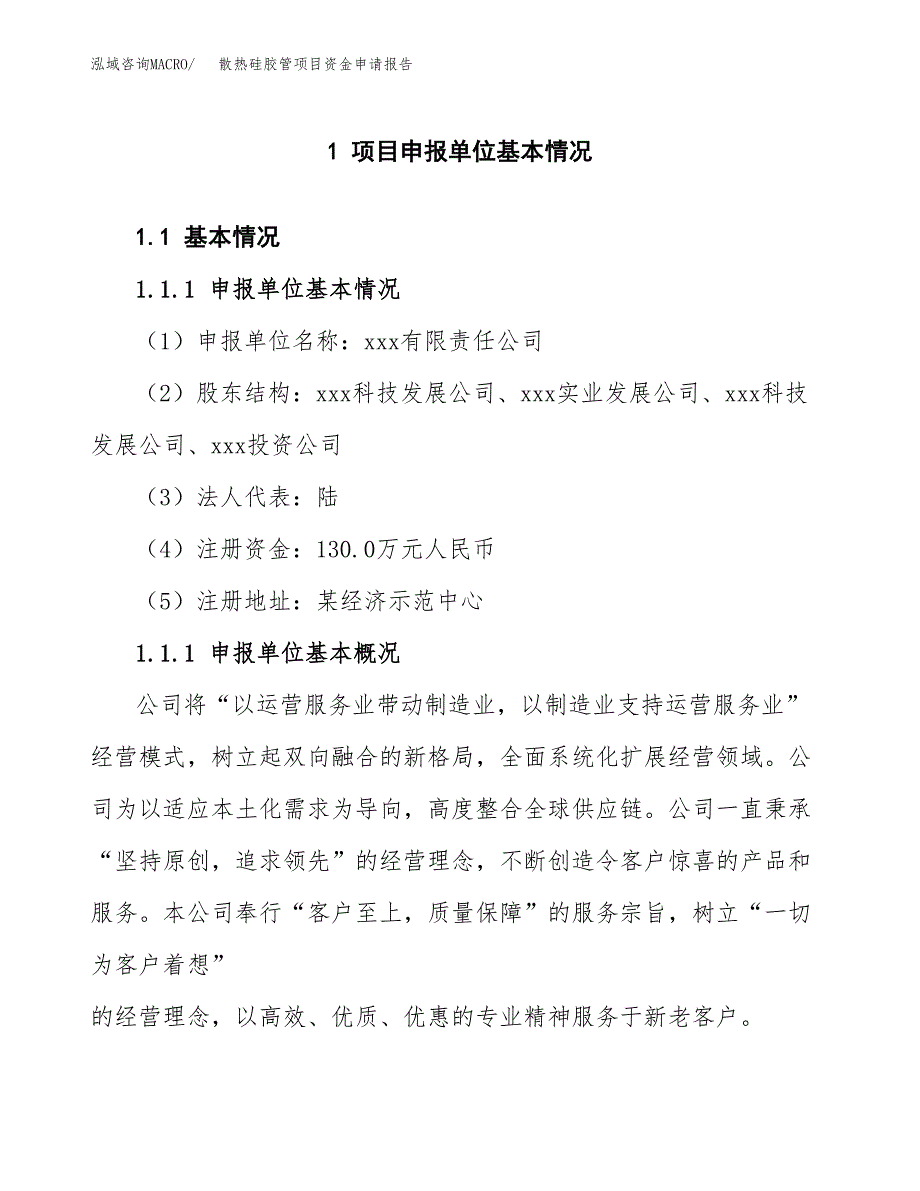 散热硅胶管项目资金申请报告.docx_第3页