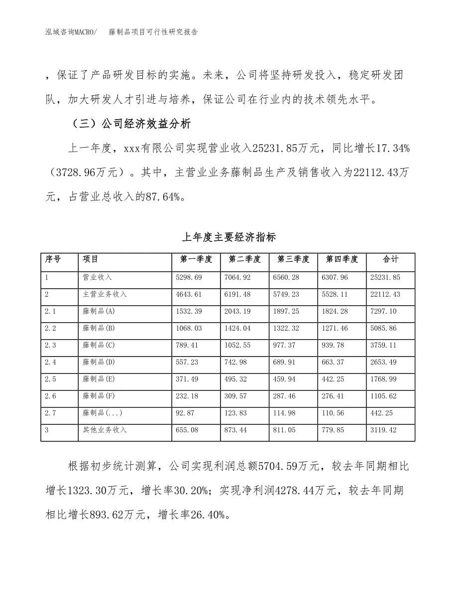 藤制品项目可行性研究报告（总投资11000万元）（45亩）_第5页