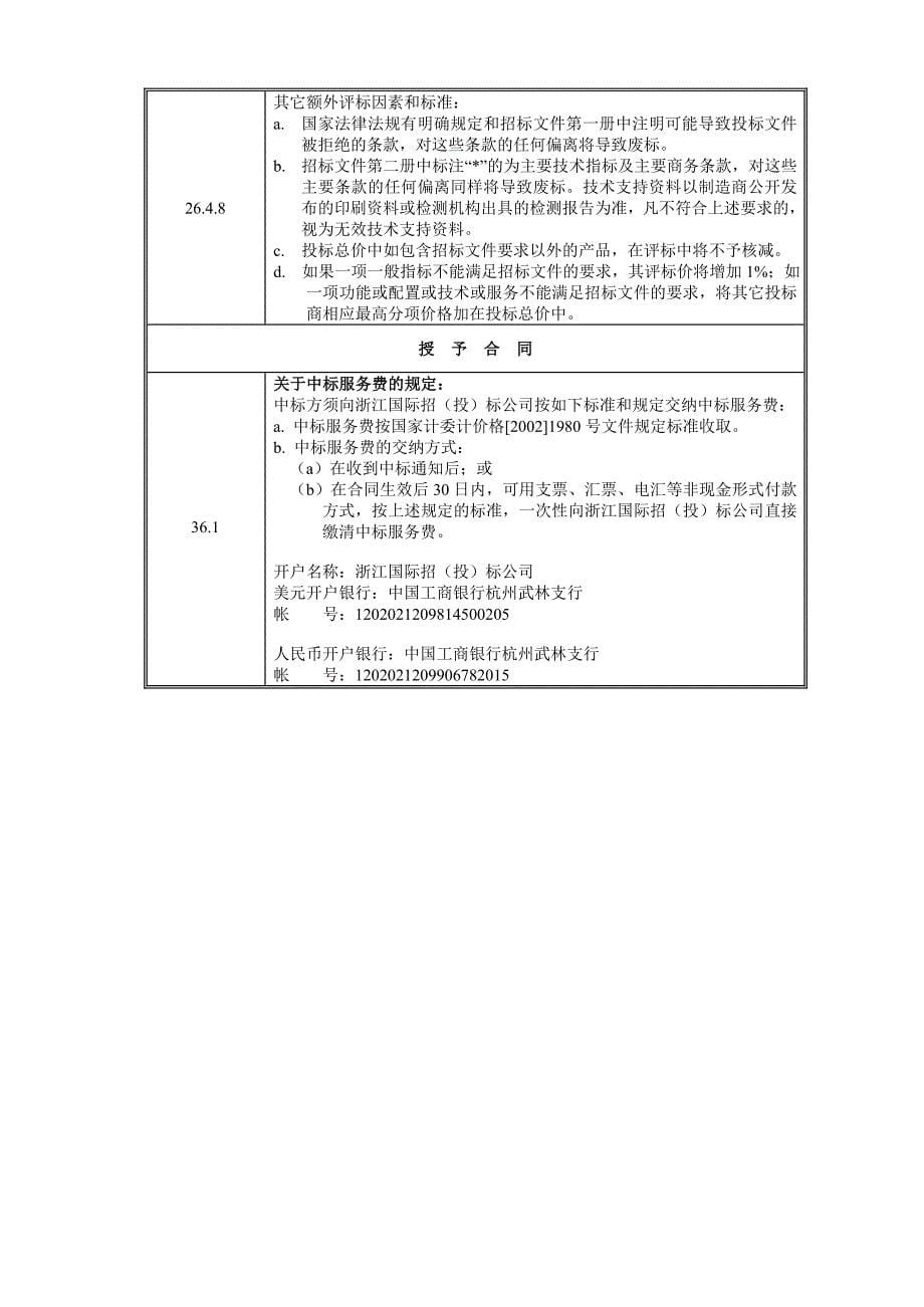 浙江省肿瘤医院螺旋CT项目招标文件_第5页