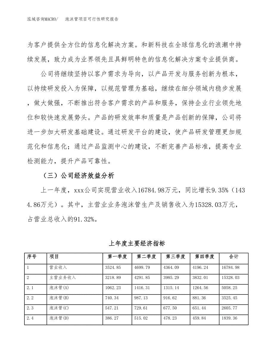 泡沫管项目可行性研究报告（总投资12000万元）（48亩）_第5页