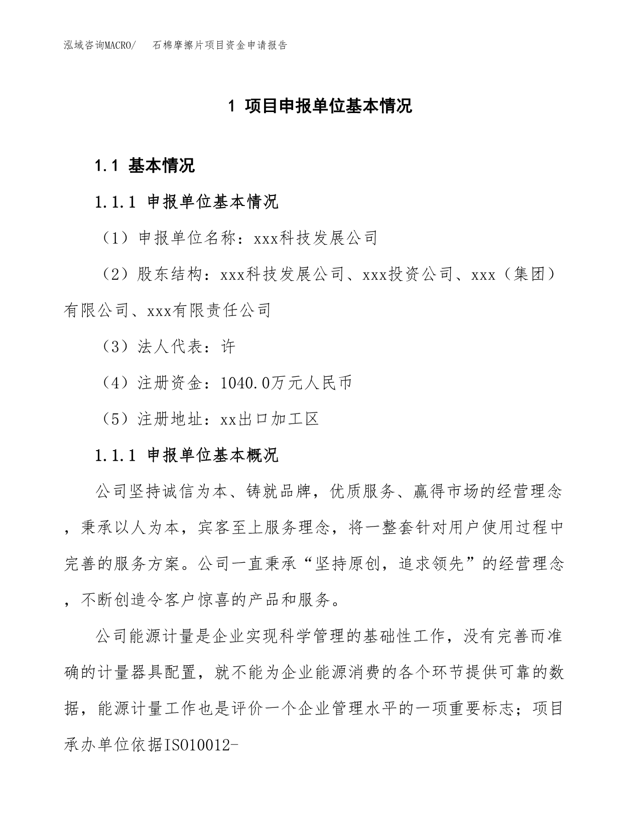 石棉摩擦片项目资金申请报告.docx_第3页