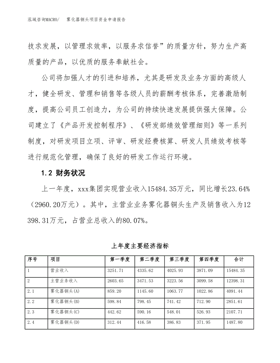 雾化器铜头项目资金申请报告.doc_第4页