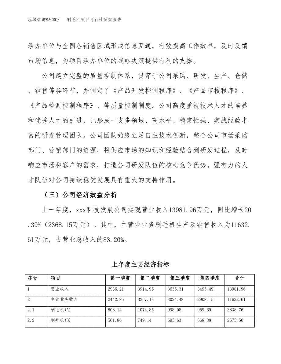 刷毛机项目可行性研究报告（总投资13000万元）（52亩）_第5页