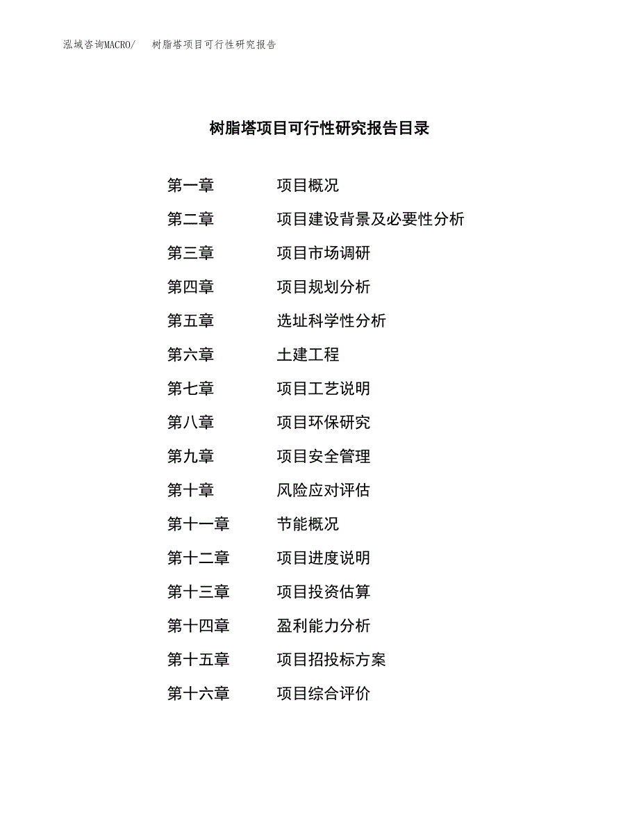 树脂塔项目可行性研究报告（总投资8000万元）（34亩）_第3页