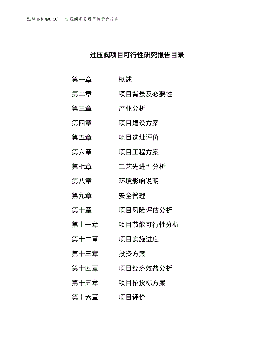 过压阀项目可行性研究报告（总投资16000万元）（71亩）_第3页