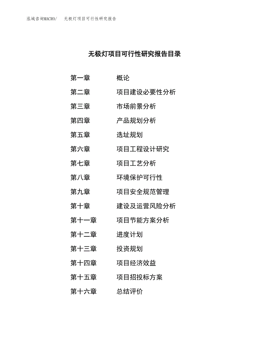 无极灯项目可行性研究报告（总投资17000万元）（65亩）_第3页