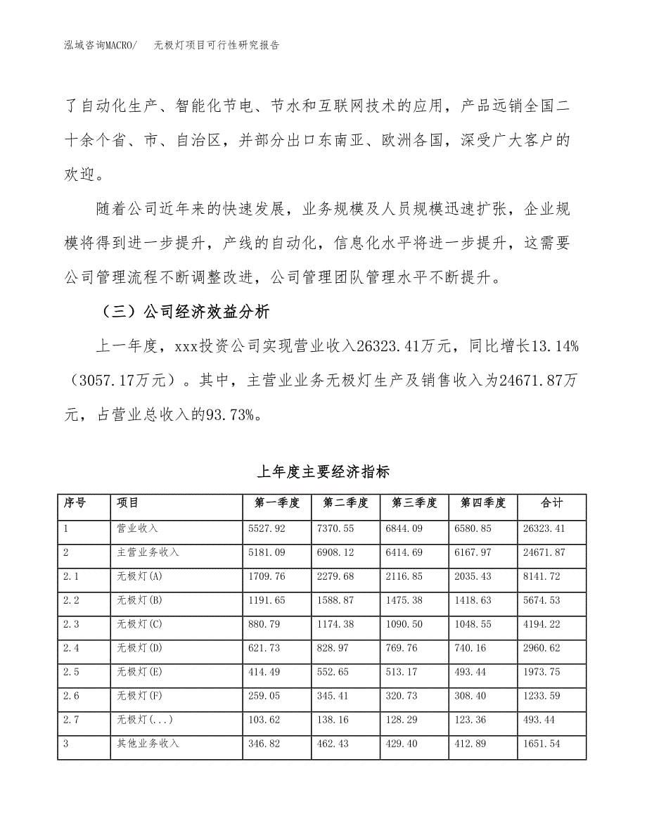 无极灯项目可行性研究报告（总投资17000万元）（65亩）_第5页