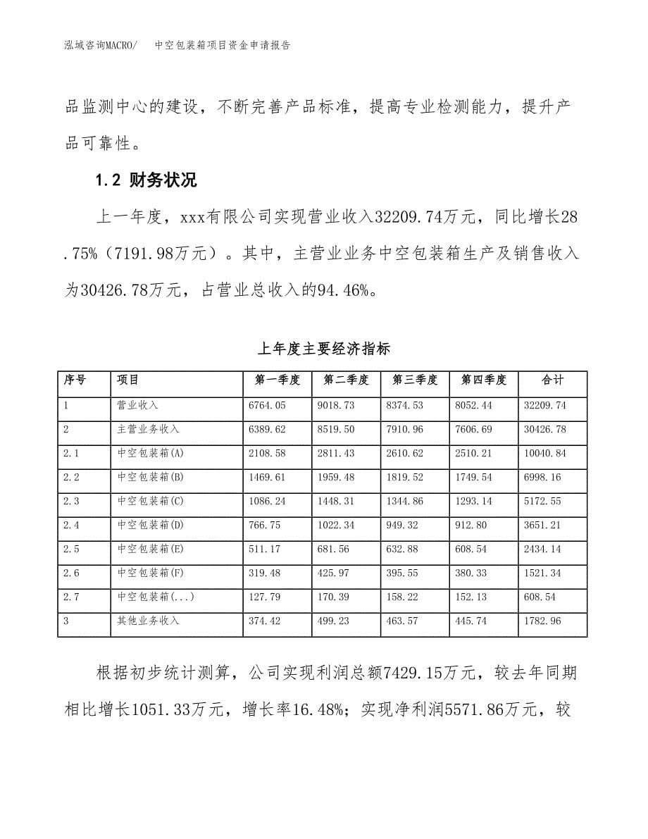 中空包装箱项目资金申请报告.docx_第5页