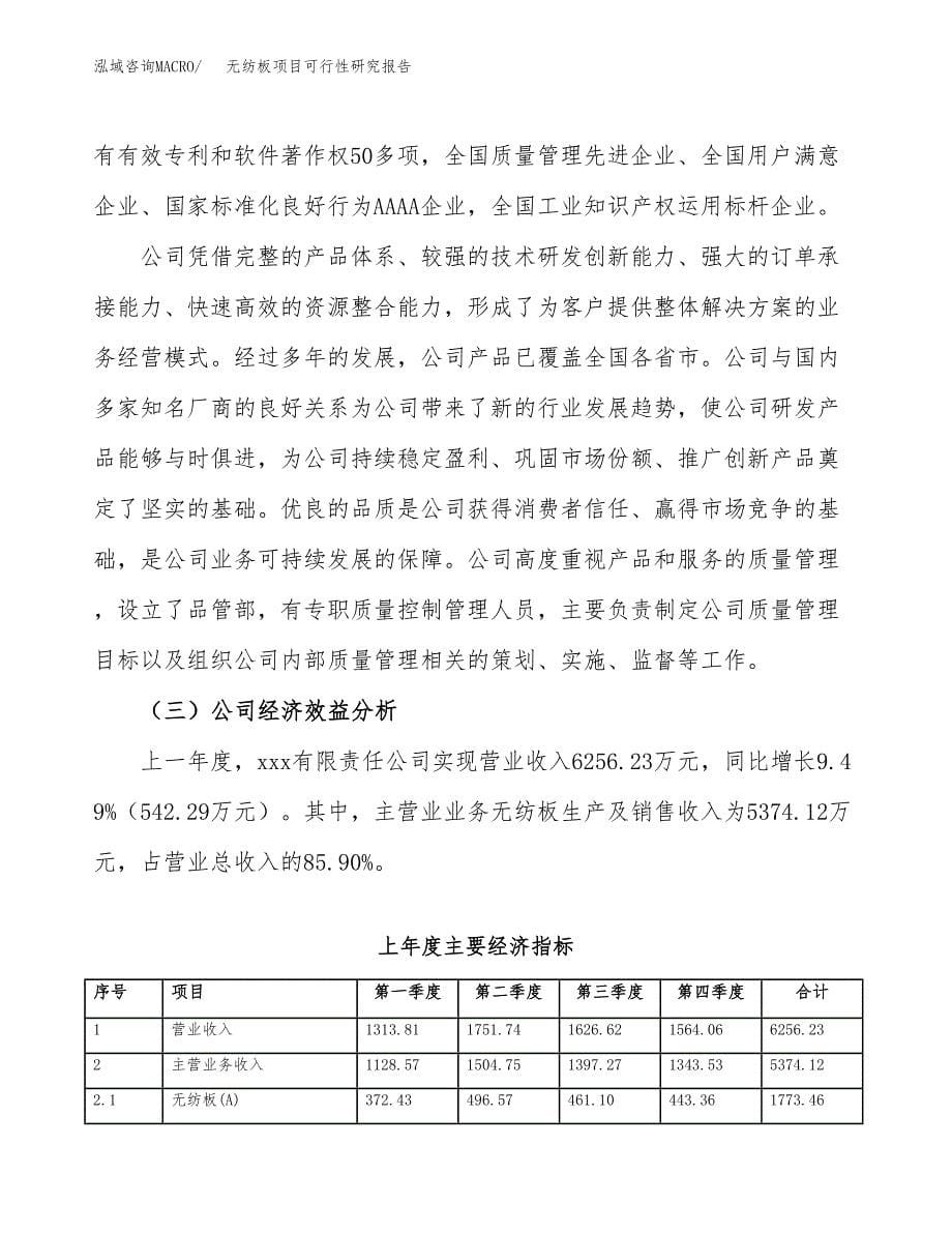 无纺板项目可行性研究报告（总投资9000万元）（42亩）_第5页