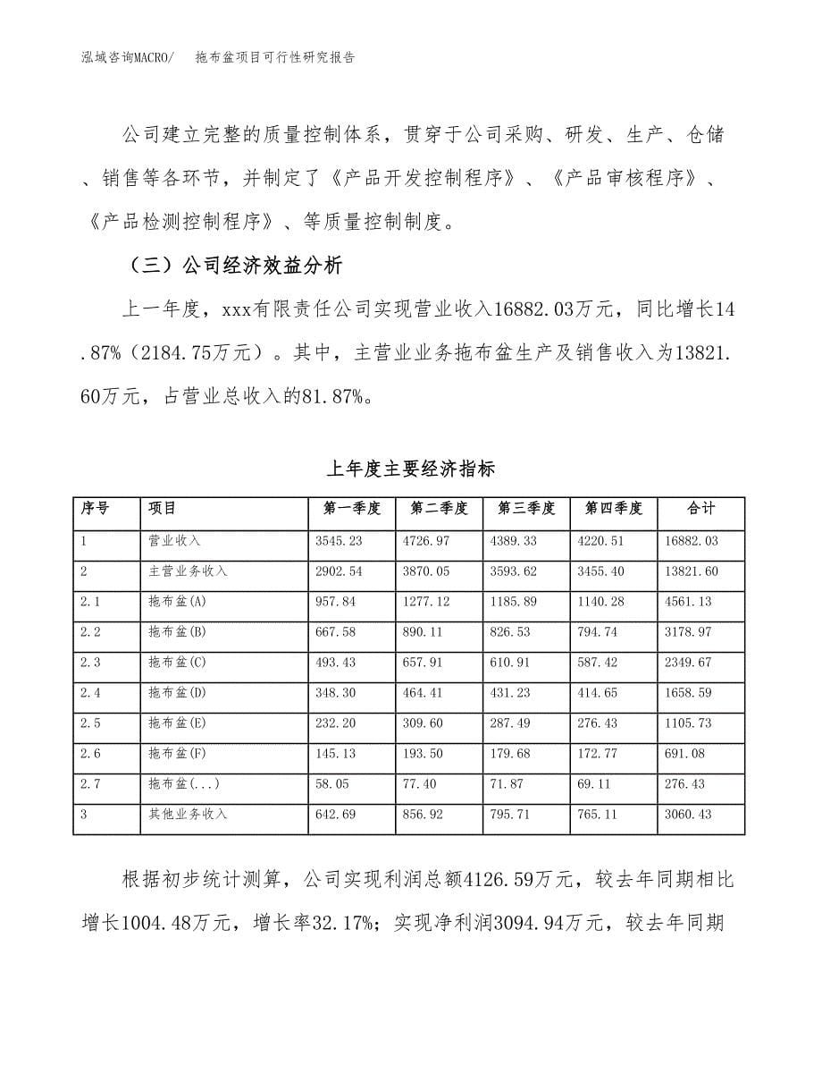 拖布盆项目可行性研究报告（总投资14000万元）（58亩）_第5页