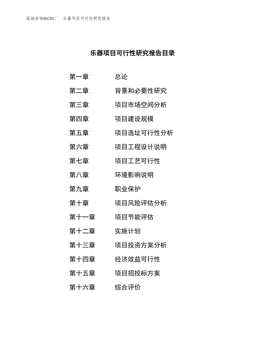 乐器项目可行性研究报告（总投资20000万元）（83亩）_第4页