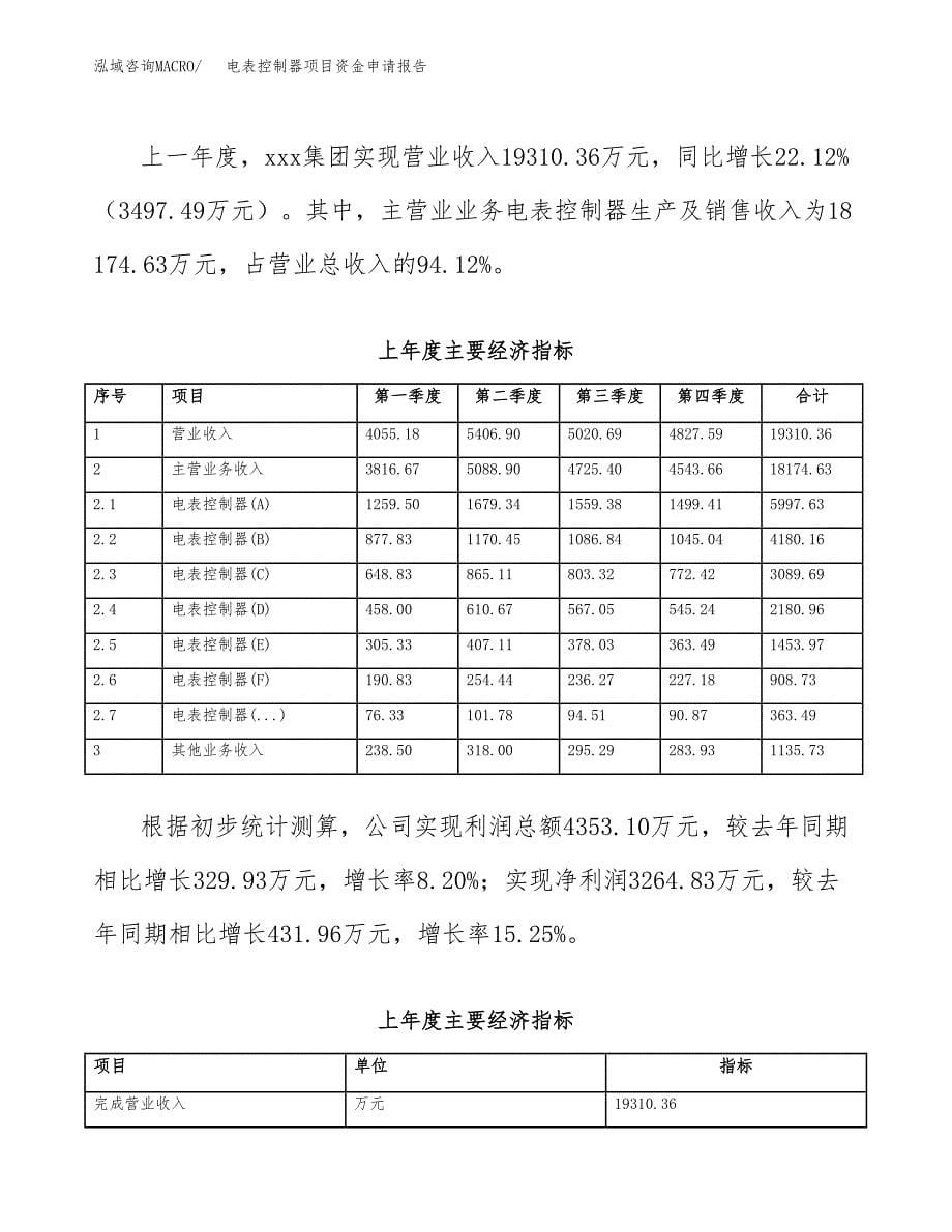 电表控制器项目资金申请报告.docx_第5页