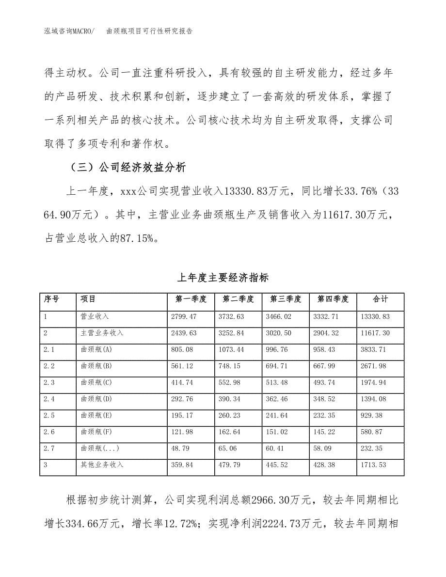 曲颈瓶项目可行性研究报告（总投资19000万元）（84亩）_第5页