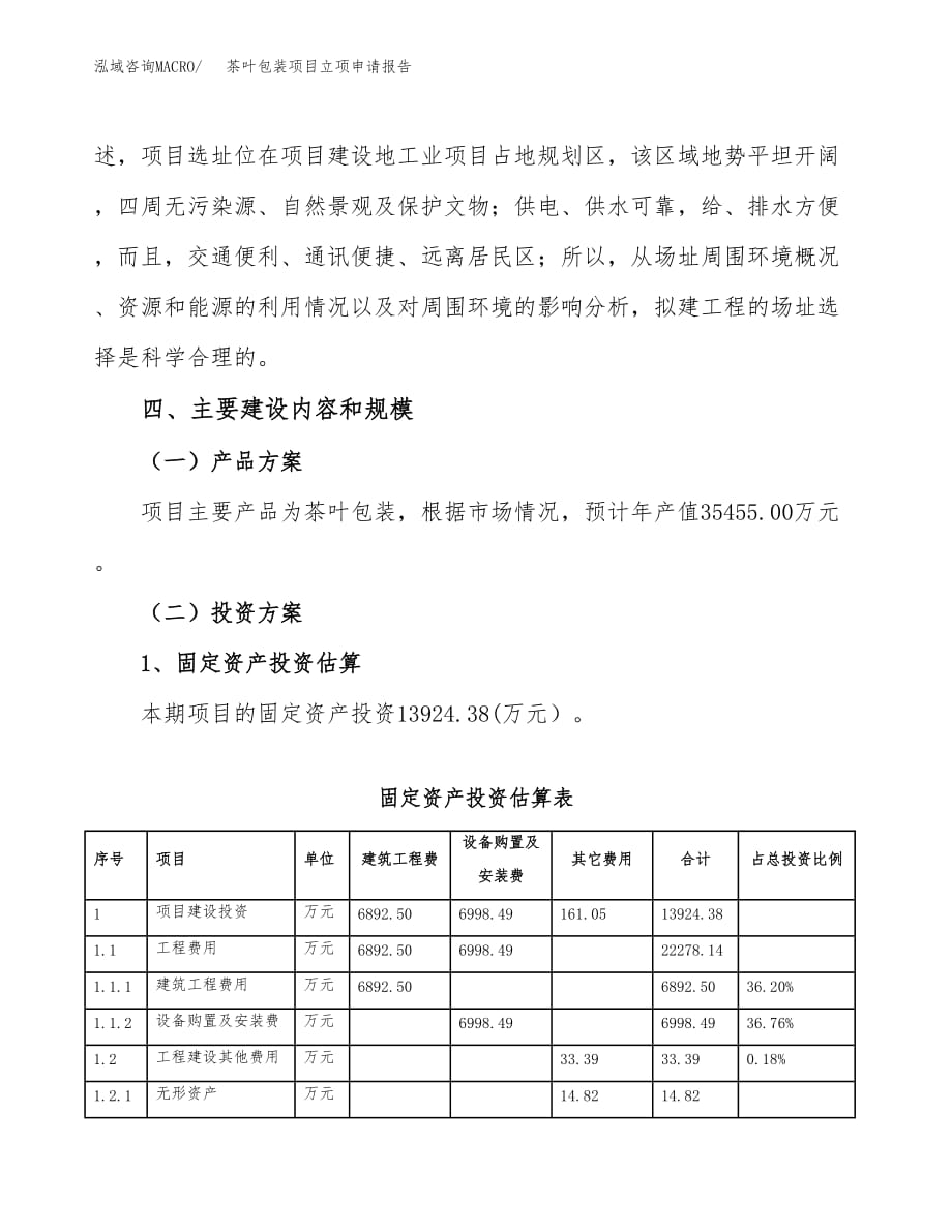 茶叶包装项目立项申请报告模板（总投资19000万元）_第4页