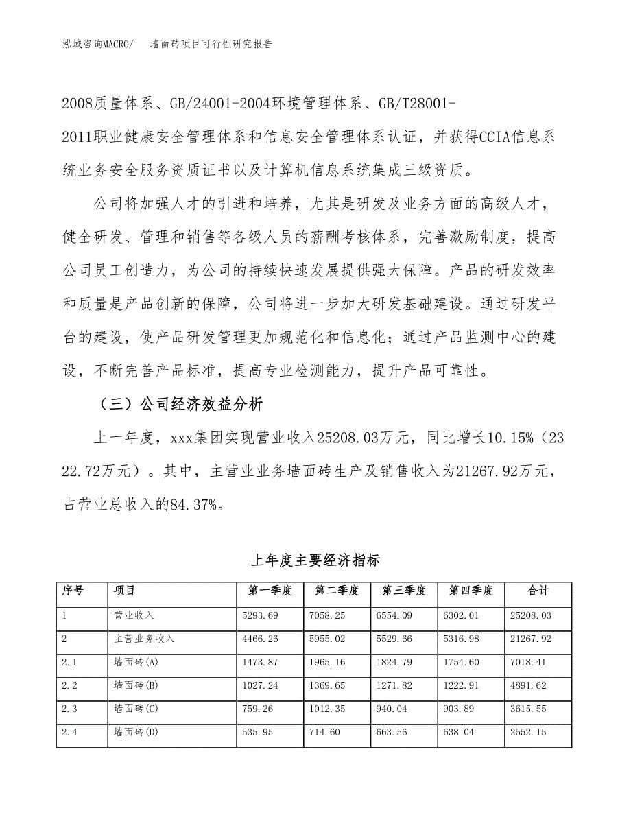 墙面砖项目可行性研究报告（总投资19000万元）（84亩）_第5页