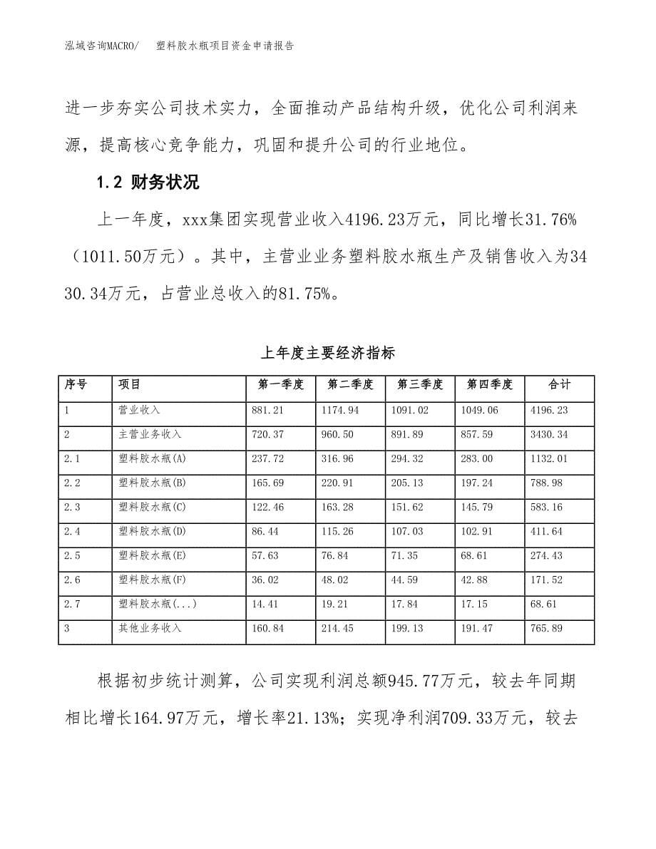 塑料胶水瓶项目资金申请报告.docx_第5页