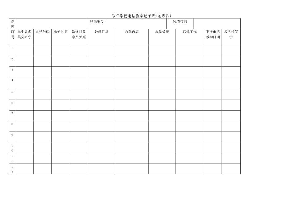 教师考核标准附表二三四_第4页