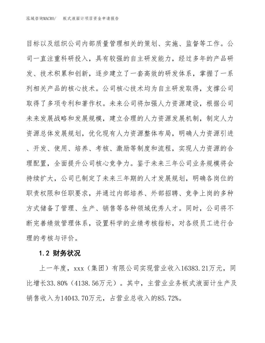 板式液面计项目资金申请报告.docx_第5页