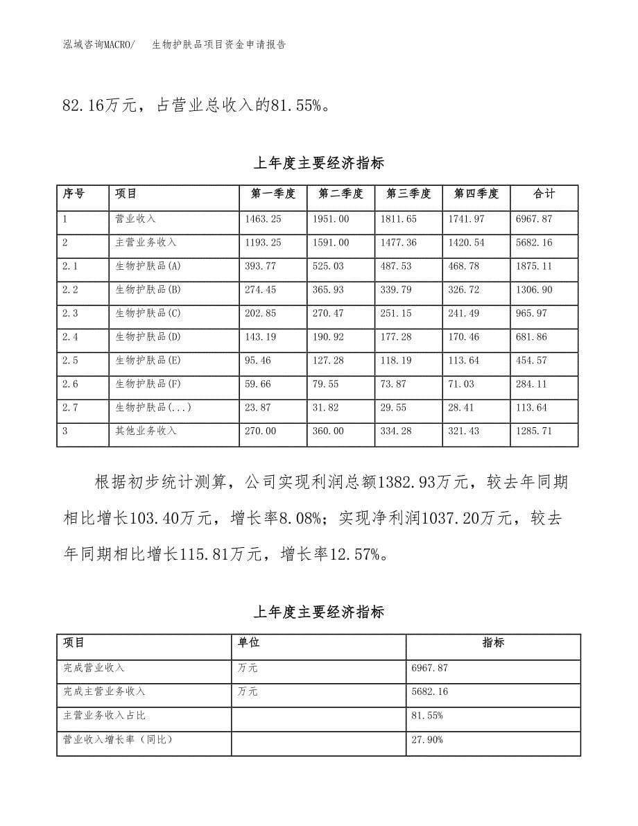 生物护肤品项目资金申请报告.docx_第5页