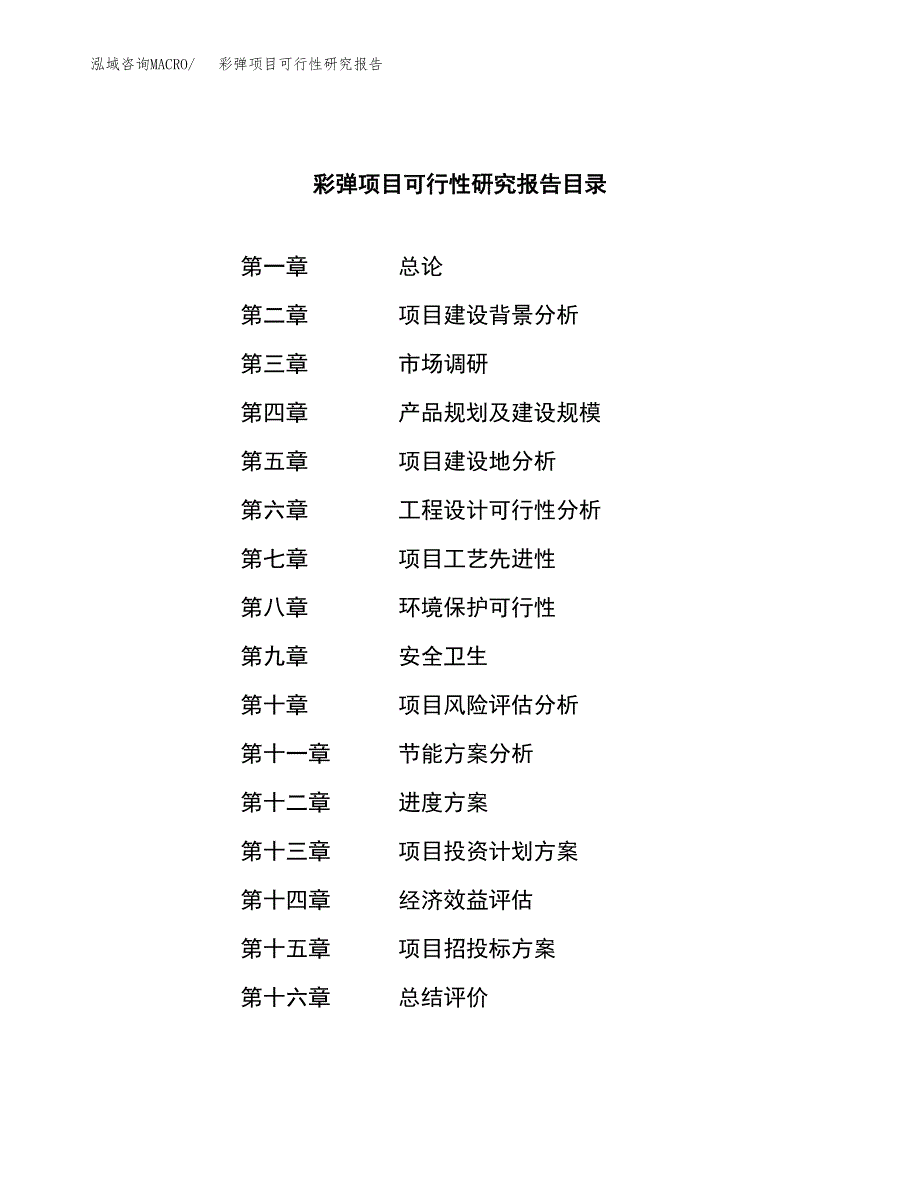 彩弹项目可行性研究报告（总投资7000万元）（34亩）_第3页