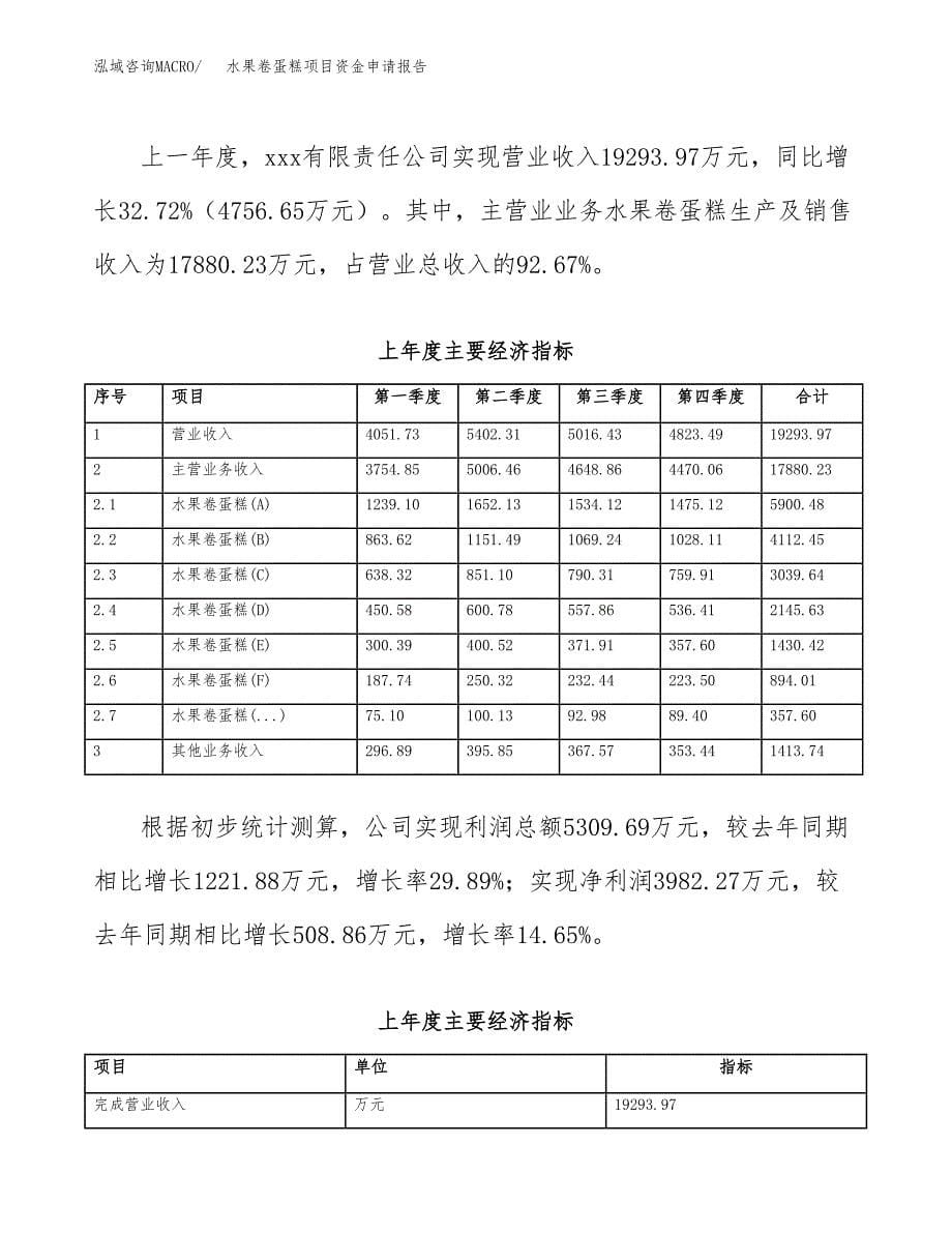 水果卷蛋糕项目资金申请报告.docx_第5页