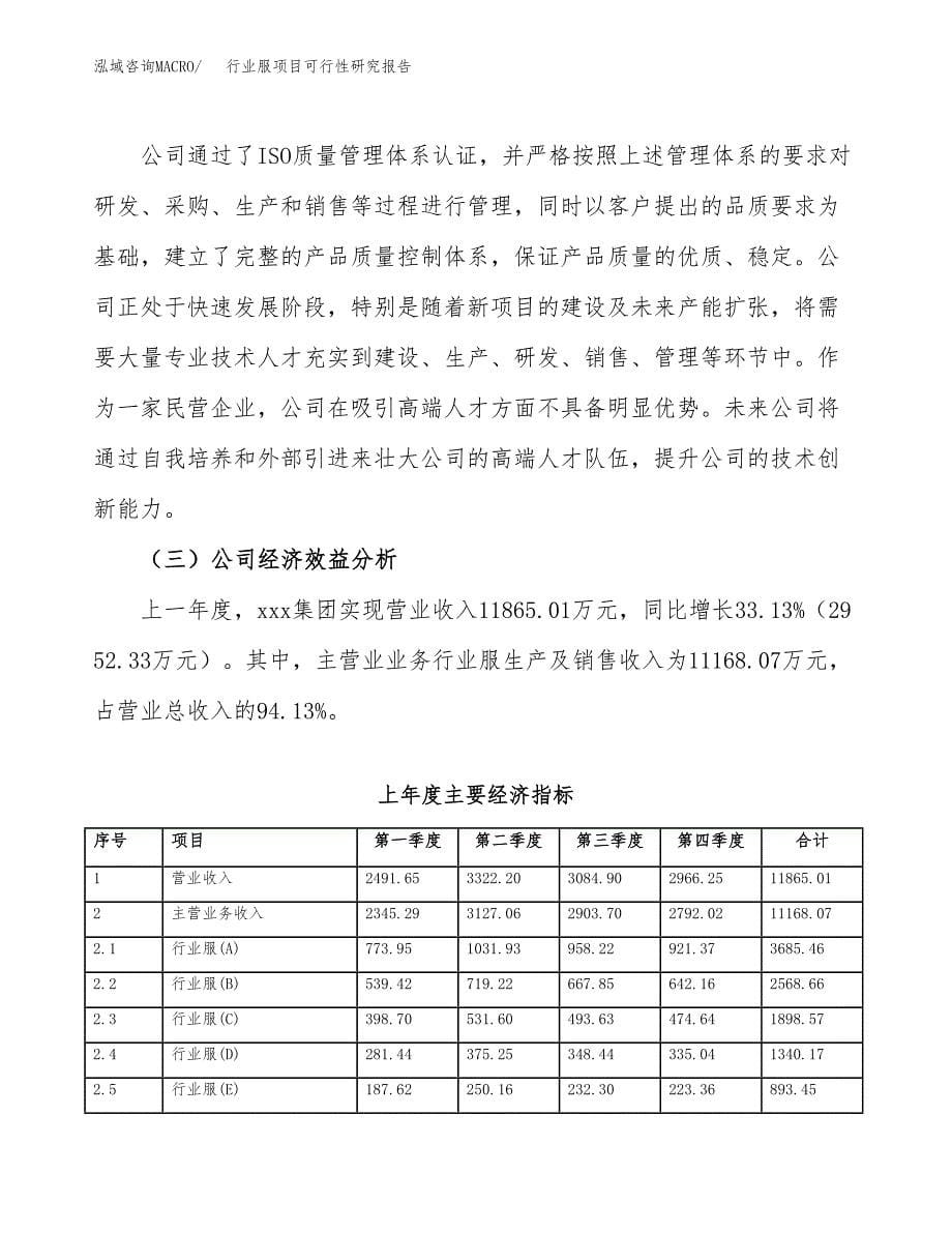 行业服项目可行性研究报告（总投资16000万元）（71亩）_第5页