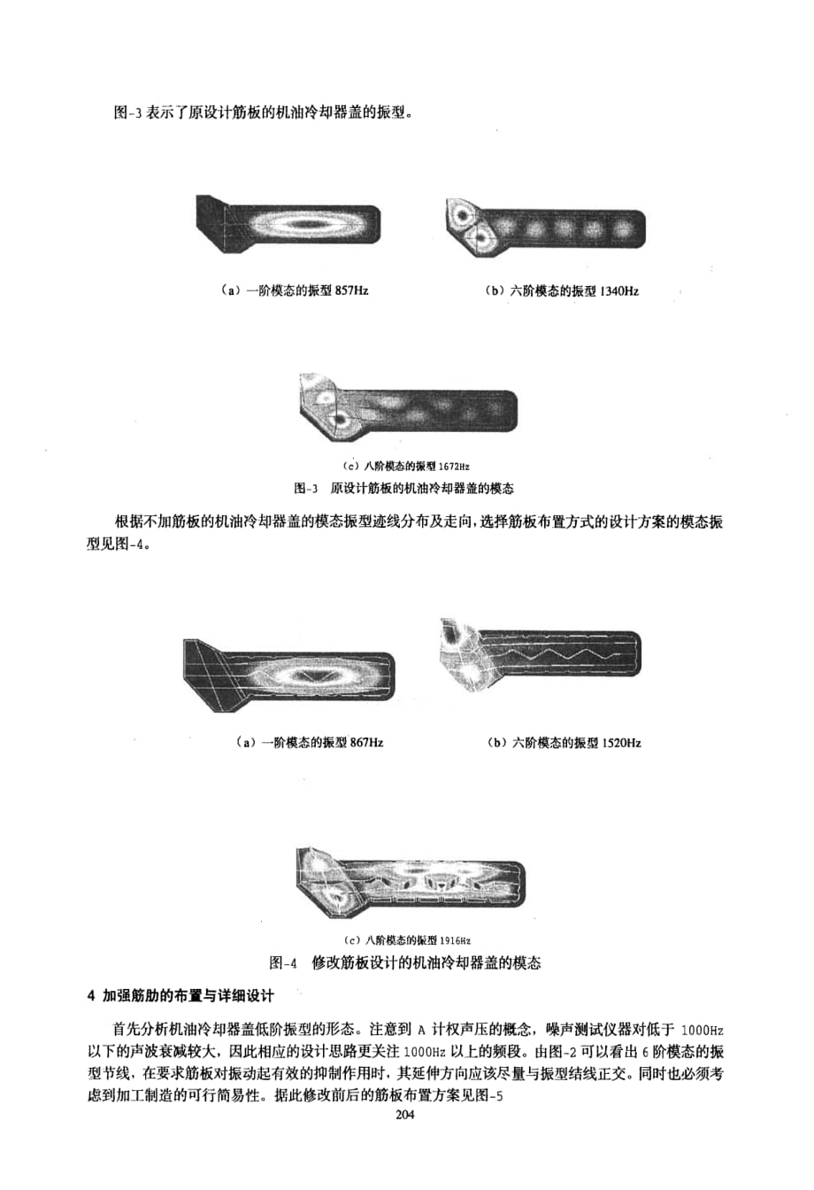 机油冷却器盖振动响应分析_第2页