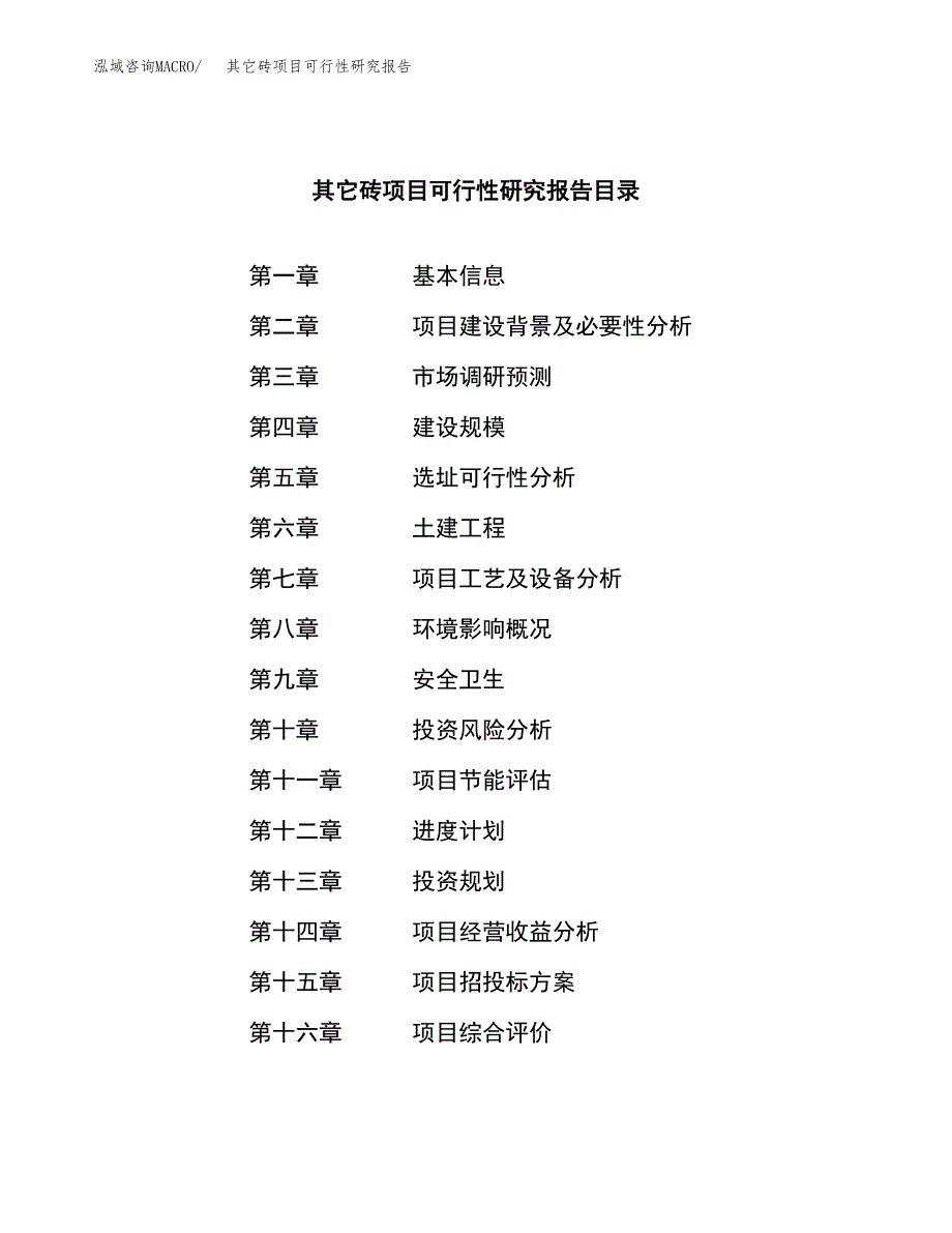 其它砖项目可行性研究报告（总投资11000万元）（52亩）_第3页