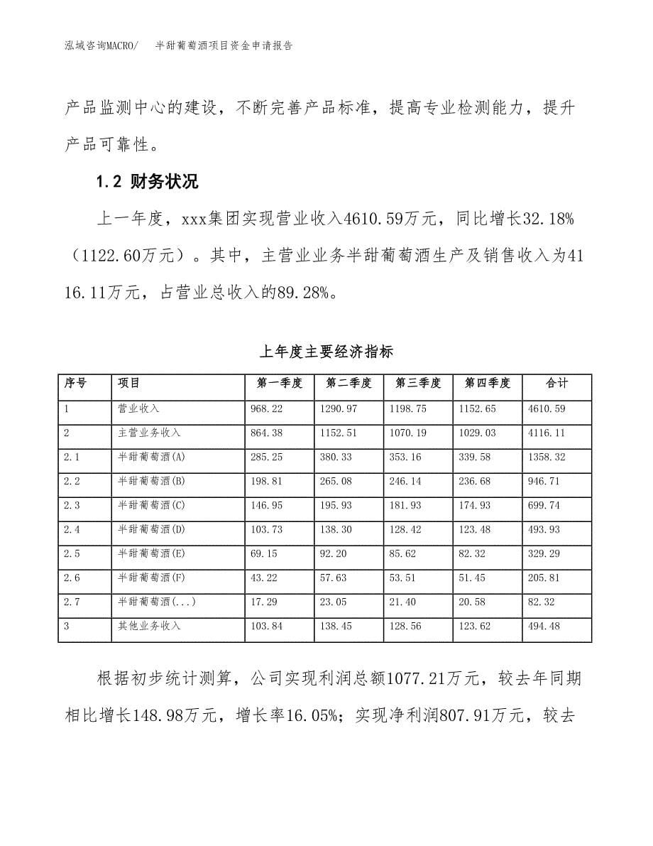 半甜葡萄酒项目资金申请报告.docx_第5页