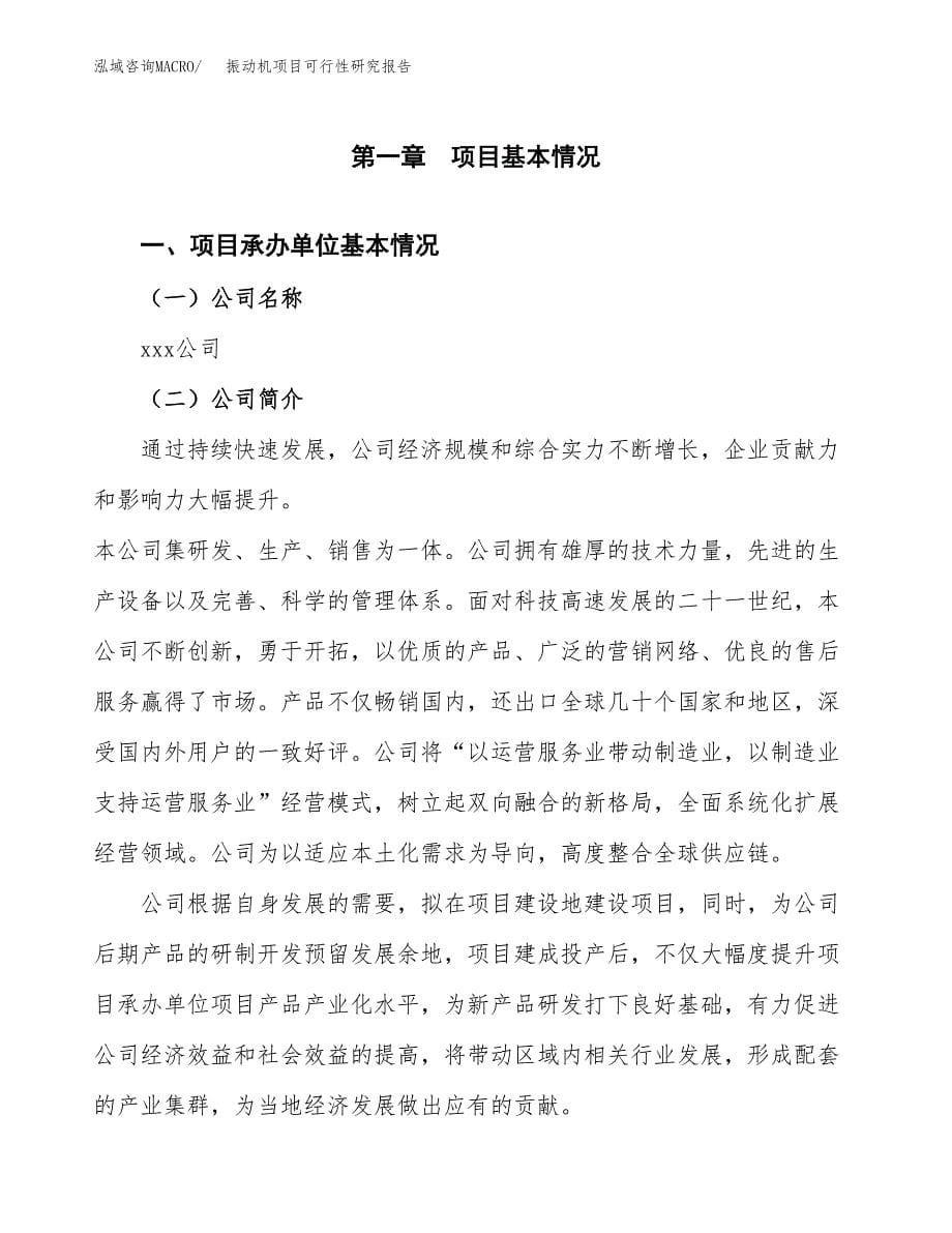 振动机项目可行性研究报告（总投资2000万元）（11亩）_第5页