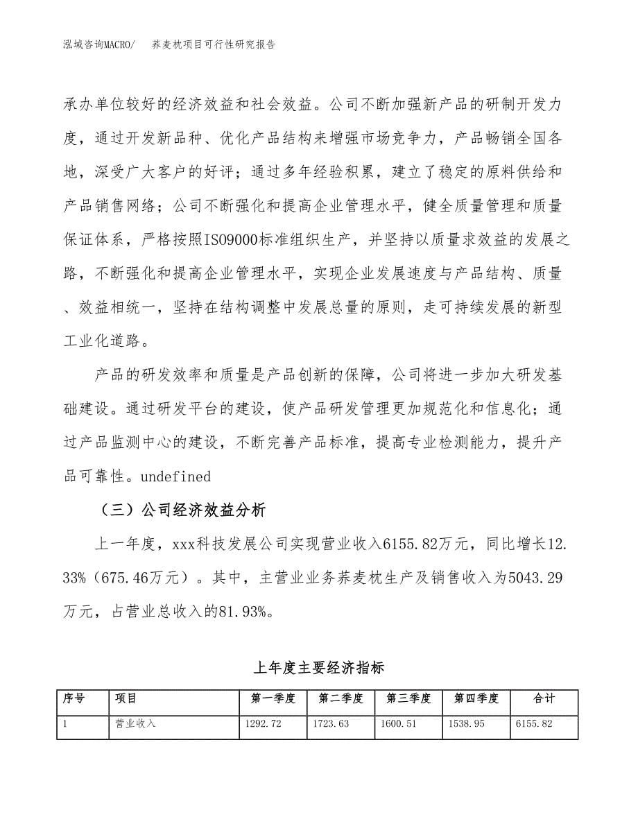 荞麦枕项目可行性研究报告（总投资4000万元）（16亩）_第5页