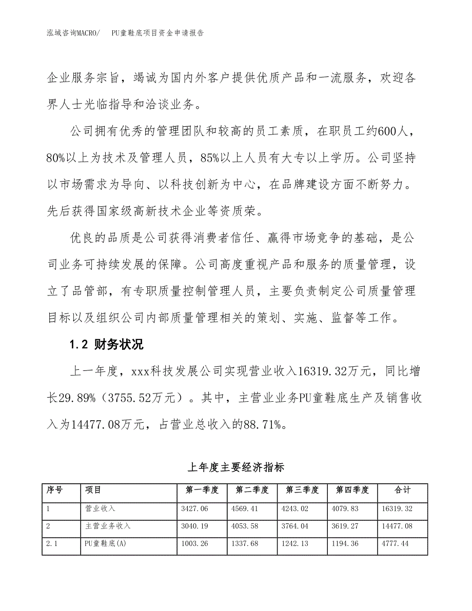 PU童鞋底项目资金申请报告.docx_第4页