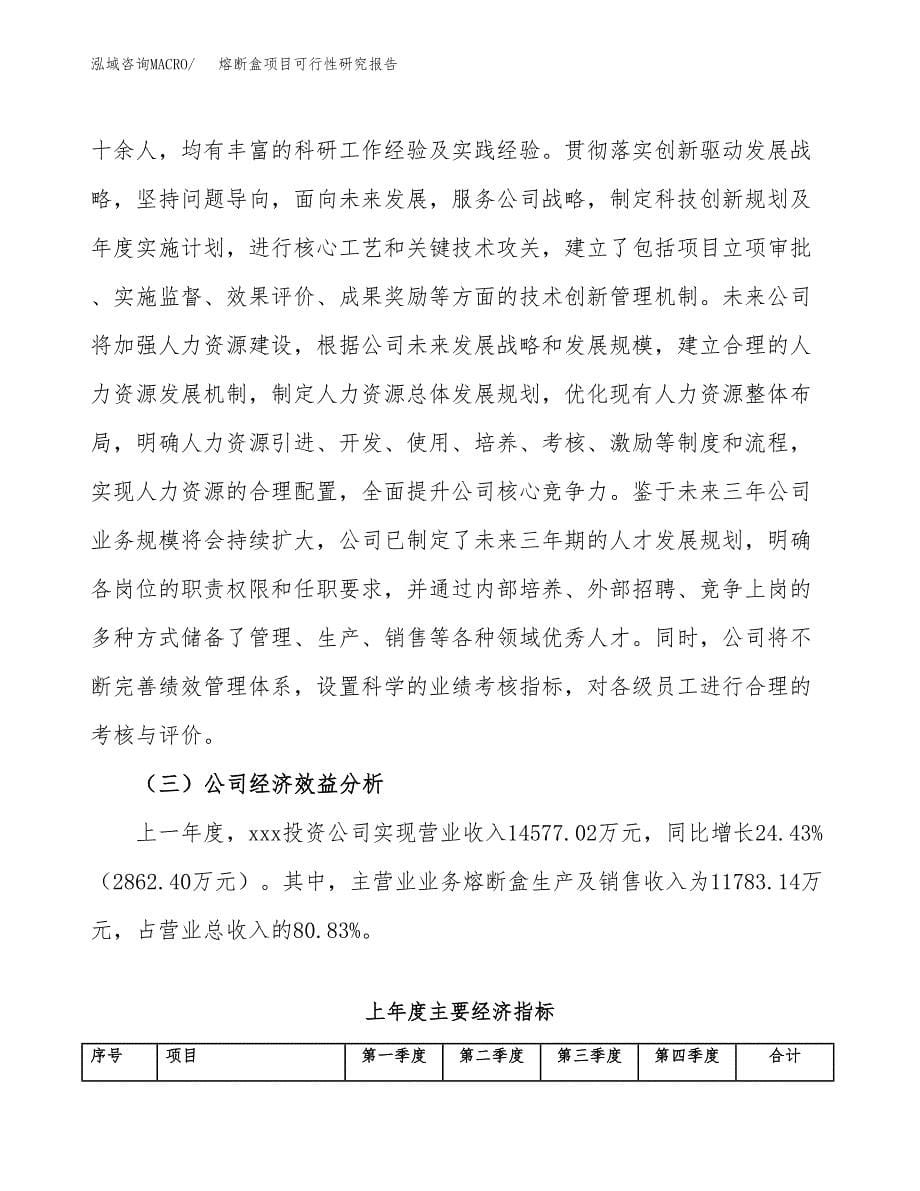 熔断盒项目可行性研究报告（总投资11000万元）（41亩）_第5页