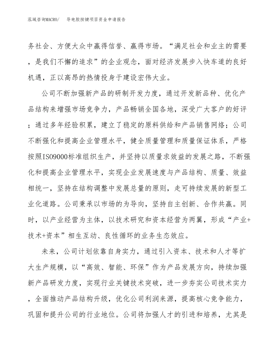 导电胶按键项目资金申请报告.docx_第4页