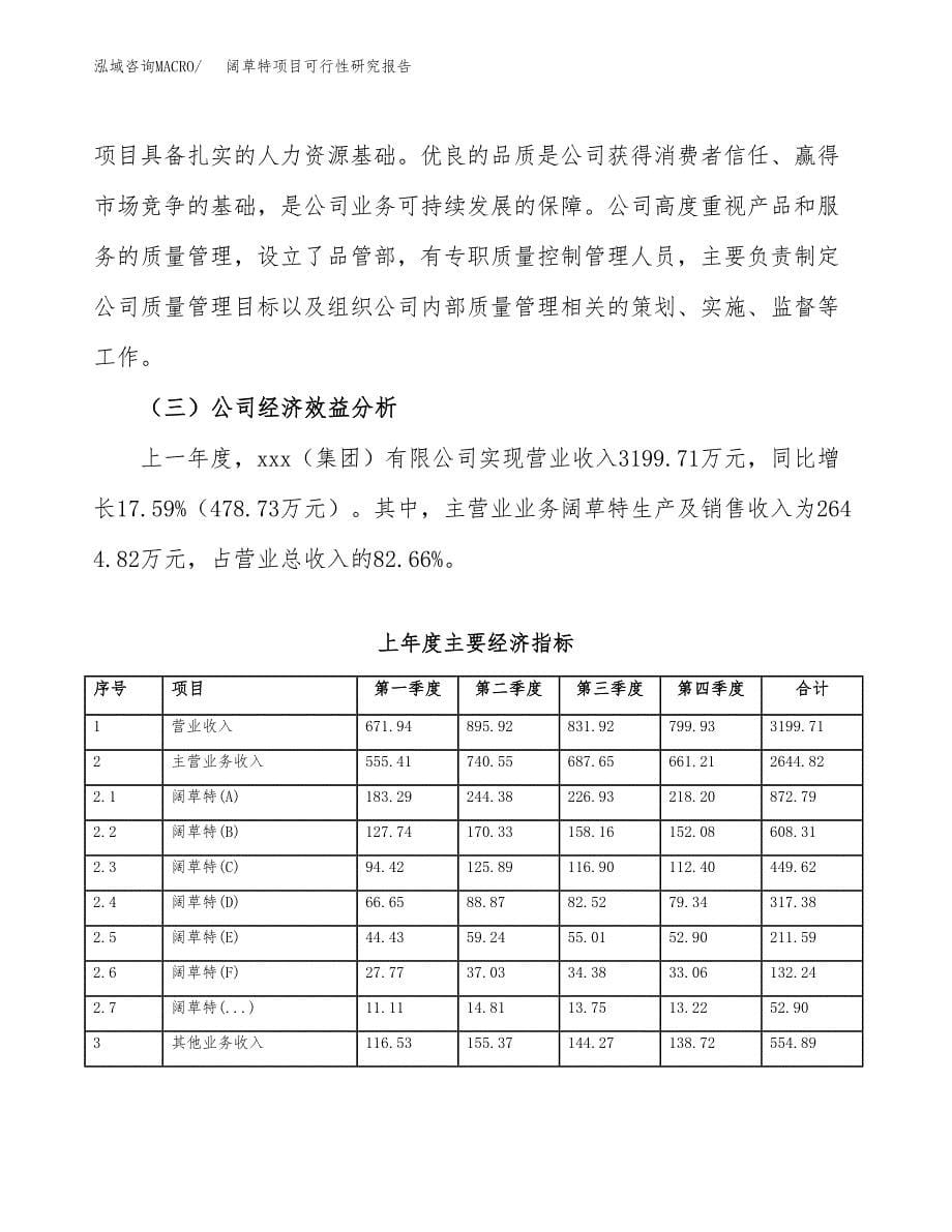 阔草特项目可行性研究报告（总投资2000万元）（11亩）_第5页