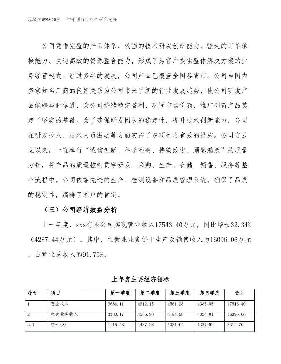 饼干项目可行性研究报告（总投资18000万元）（81亩）_第5页