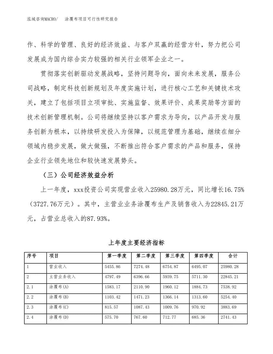 涂覆布项目可行性研究报告（总投资15000万元）（66亩）_第5页