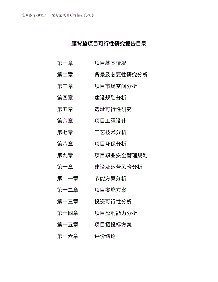 腰背垫项目可行性研究报告（总投资3000万元）（14亩）_第3页