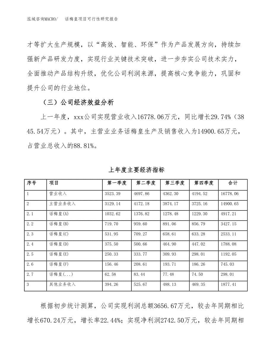 话梅皇项目可行性研究报告（总投资16000万元）（71亩）_第5页