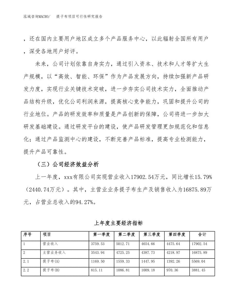 提子布项目可行性研究报告（总投资16000万元）（70亩）_第5页