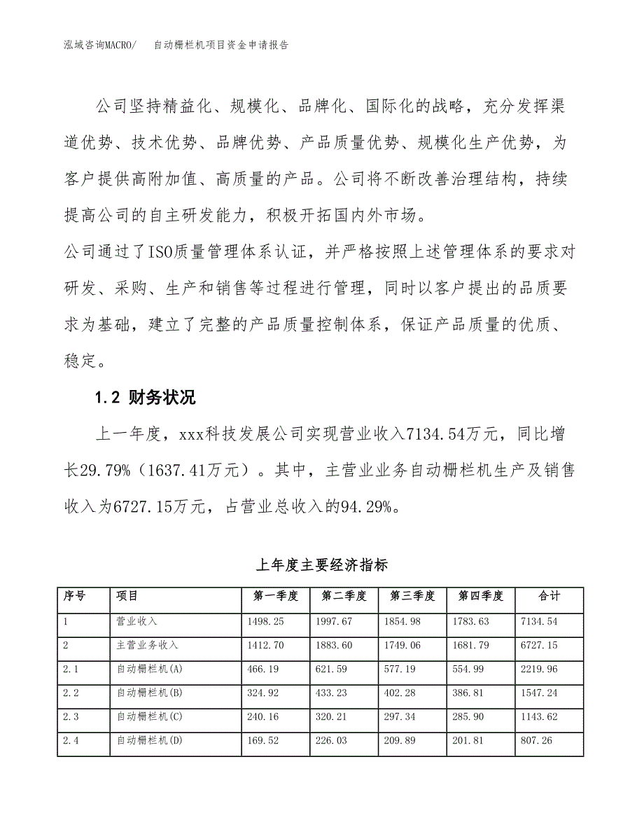 自动栅栏机项目资金申请报告.docx_第4页