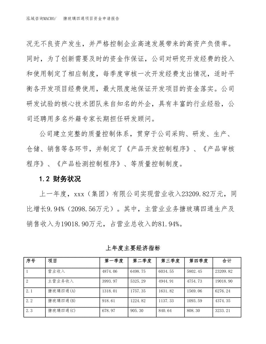 搪玻璃四通项目资金申请报告.docx_第4页
