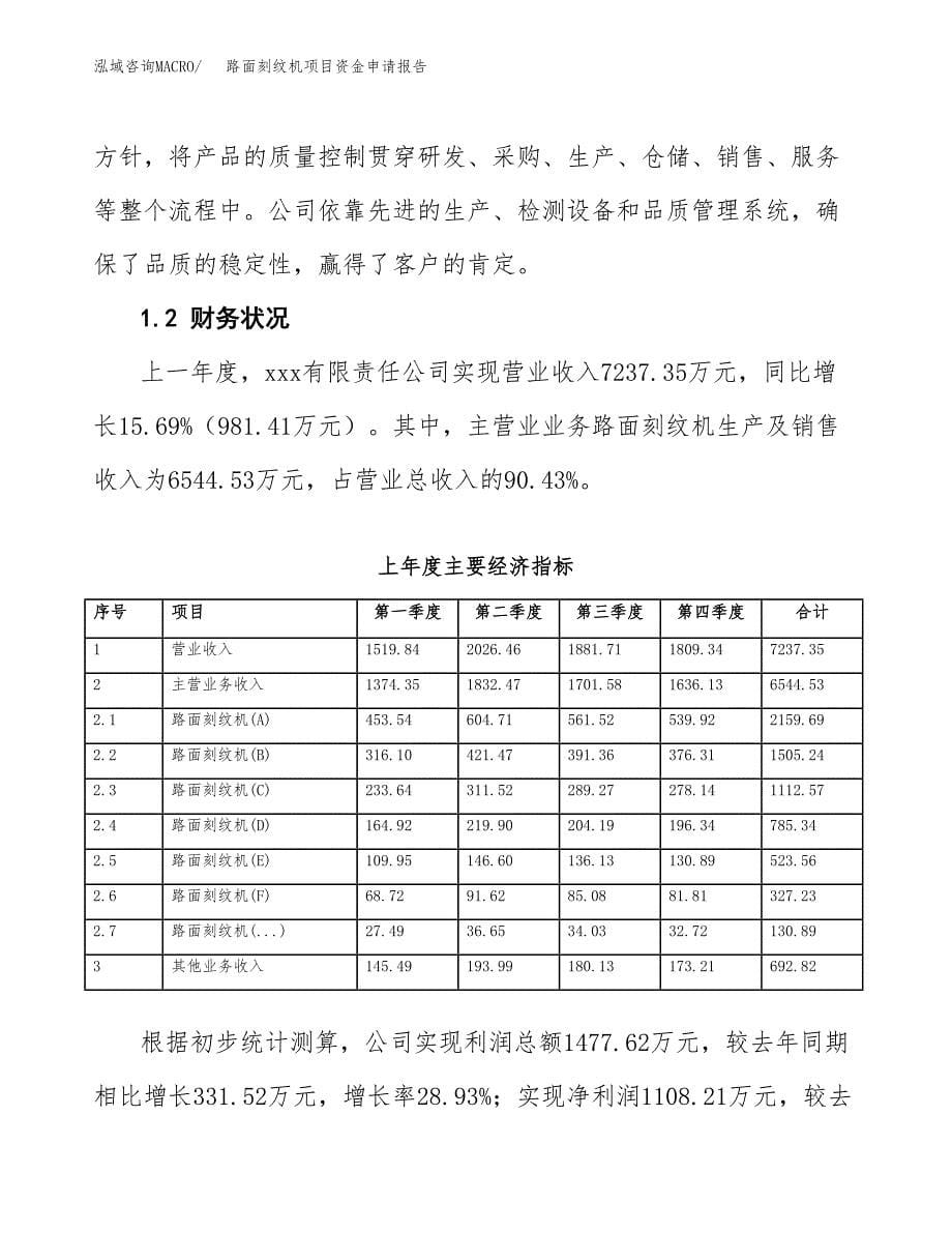 路面刻纹机项目资金申请报告.docx_第5页