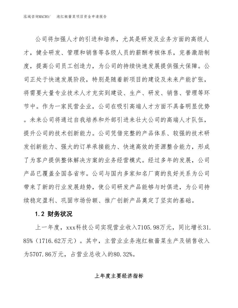 泡红椒酱菜项目资金申请报告.docx_第5页