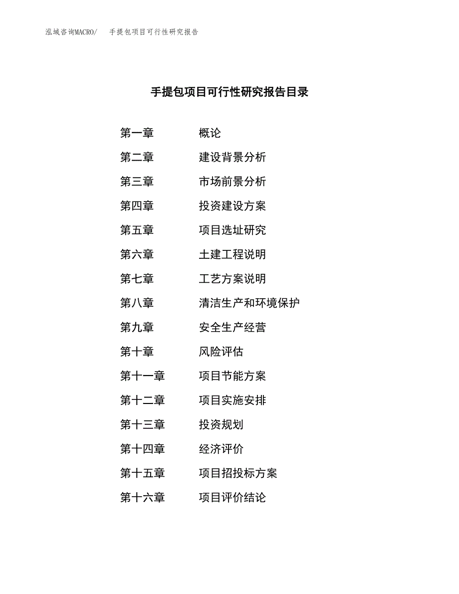 手提包项目可行性研究报告（总投资14000万元）（57亩）_第3页