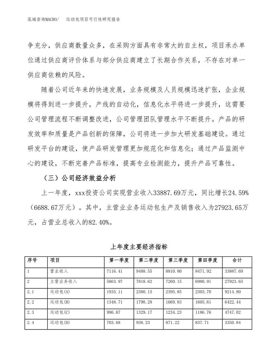 运动包项目可行性研究报告（总投资22000万元）（78亩）_第5页