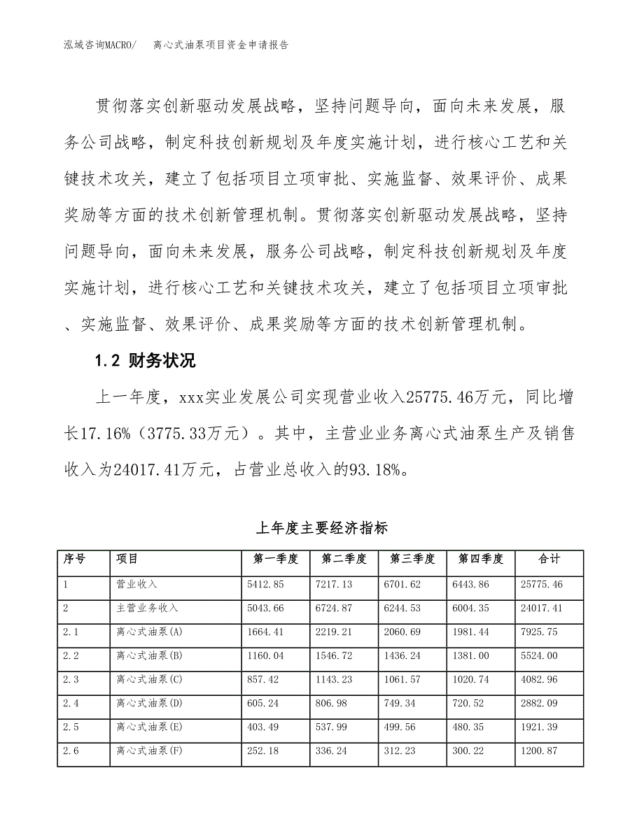 离心式油泵项目资金申请报告.docx_第4页